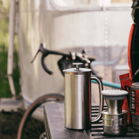 P7 French Press Fırçalanmış Paslanmaz Çelik 18 oz