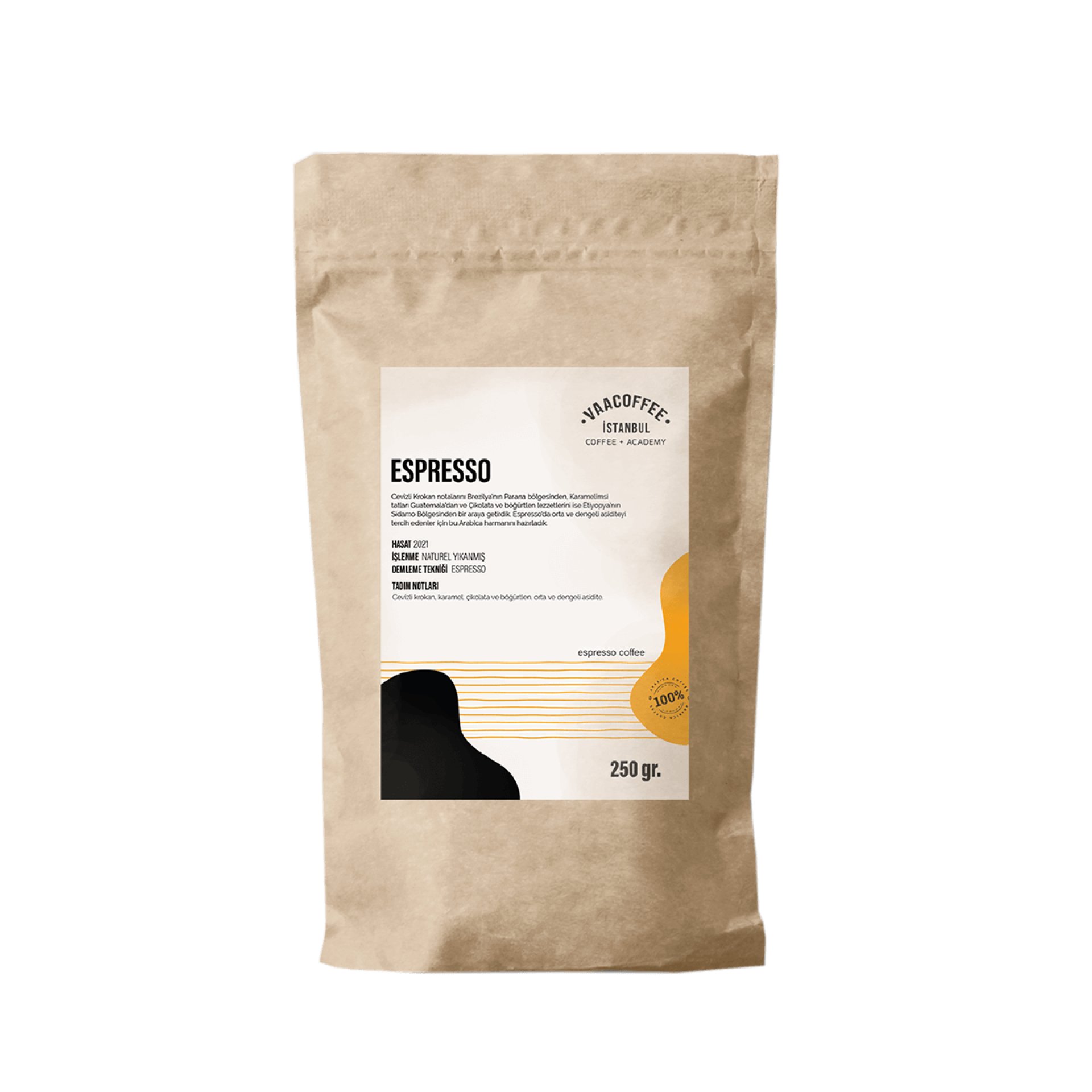 Espresso Çekirdek Kahve 250gr