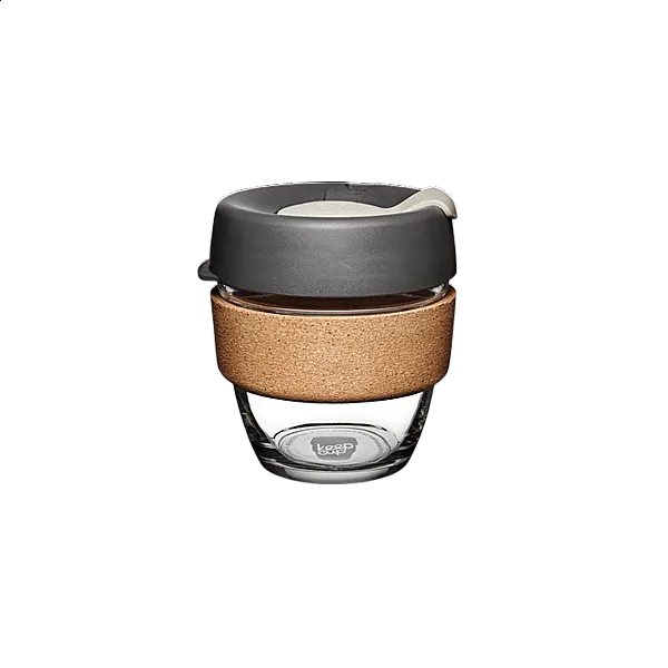 Brew Cork Cam Kahve Bardağı 08oz / 227ml, Press